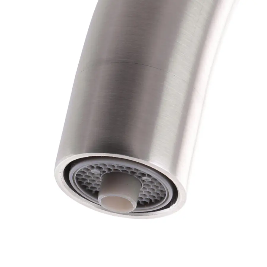 Змішувач для кухні з вих. для питної води Zerix SUS-021-2 (нерж. сталь) (ZX3238)