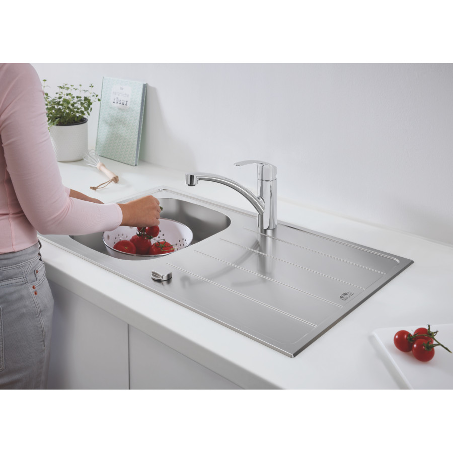 Комплект кухонної мийки і змішувача Grohe K200 (31565SD1)