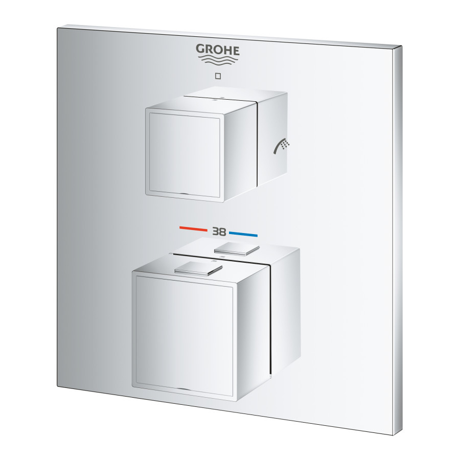 Термостат прихованого монтажу на 2 споживача Grohe Grohtherm Cube (24155000)