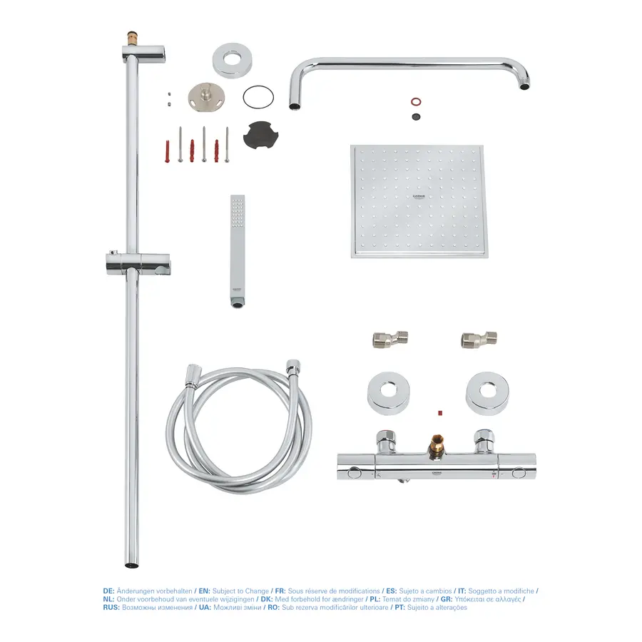 Душова система з термостатом для душа Grohe Euphoria System (26187000)