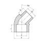 Кут Koer K0264.PRO 25 PPR 45 ВН (KP2908)