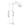 Душова колона зі змішувачем IBERGRIF STAR M17057 (IB0013)