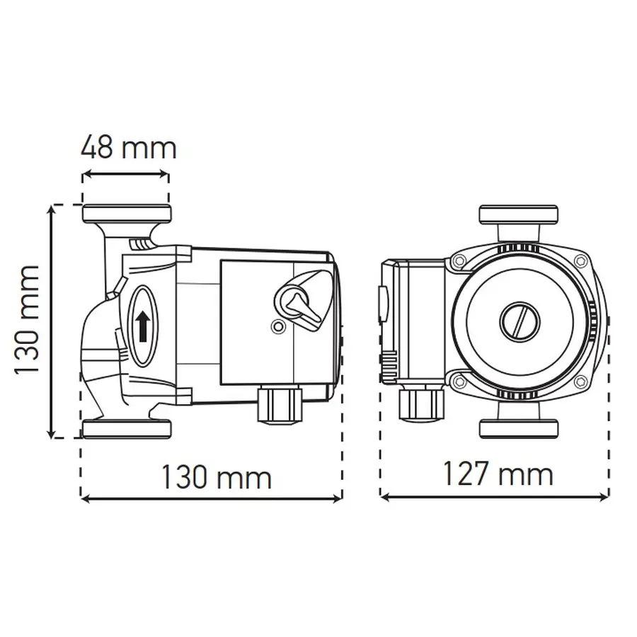 Насос циркуляційний відцентр. Koer KP.GRS-25/4-130 (KP0250)