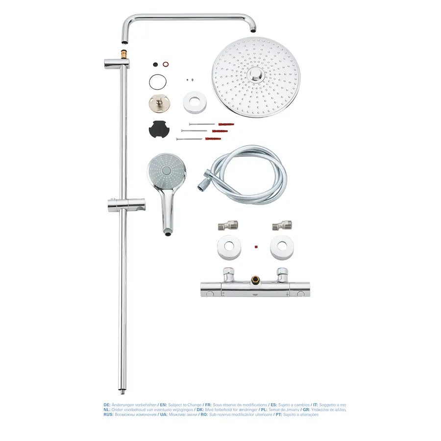 Душова система з термостатом для душа Grohe Euphoria System (27296002)