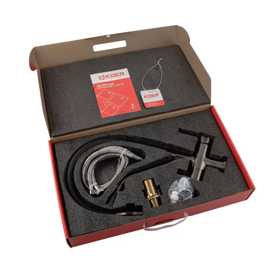 Змішувач для кухні з виходом для питної води KOER KB-72001-01 (KR3391)