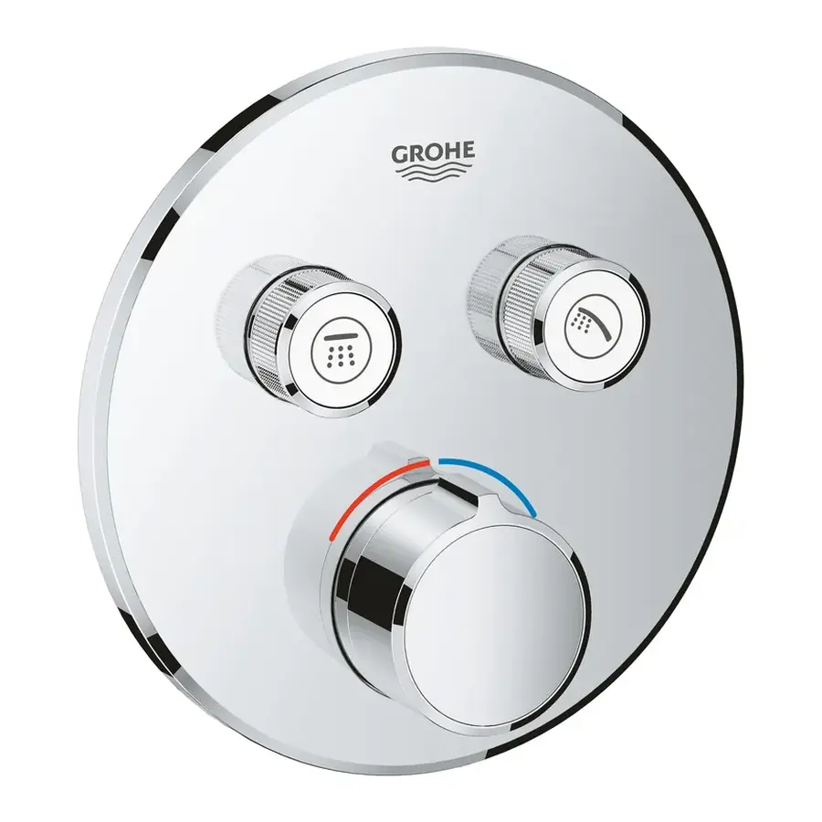 Змішувач прихованого монтажу на 2 споживача Grohe SmartControl Mixer (29145000)