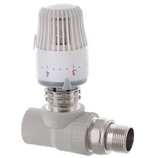 Кран термостатичний з термоголовкою прямий PPR 20x1/2 Koer K0156.PRO (KP0199) Кран термостатичний з термоголовкою прямий PPR 20x1/2 Koer K0156.PRO (KP0199)