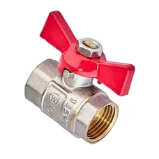 Кран кульовий Waterpro 1/2" ГГМ (сталева метелик) (WP2909)