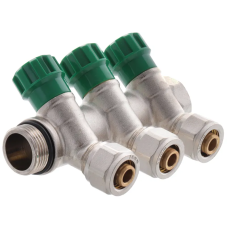 Колектор вентильний з фитингом Koer KR.1123-3 3/4"x3 ways (KR2830)