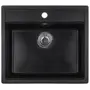 Мийка кухонна Zerix ZS-5751S-03 Чорна (ZX4596)