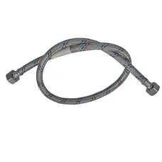 Гнучкий шланг для підключення води гайка 1/2'' - гайка 1/2'' (30 см) Zerix (ZX1549)