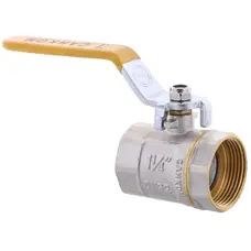 Кран кульовий СК 1 1/4" ГГВ YELLOW ART.602 (WP0062)