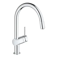 Змішувач для кухні з висувним виливом Grohe Minta (32918000) Змішувач для кухні з висувним виливом Grohe Minta (32918000)