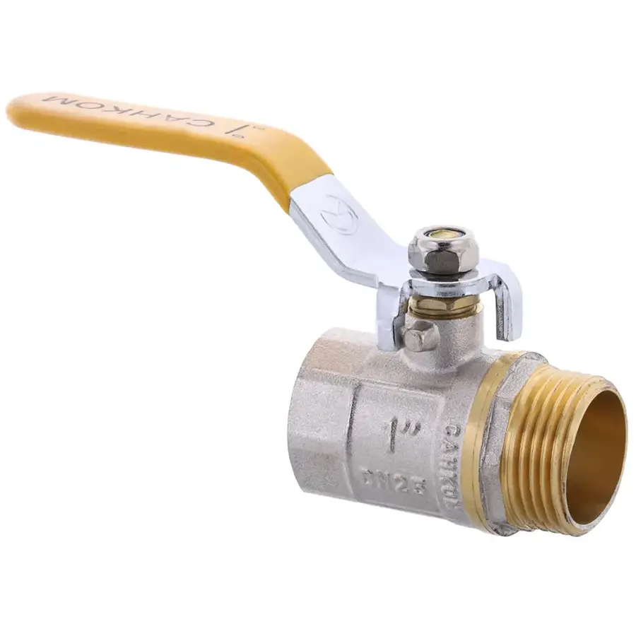 Кран кульовий СК 1" ГШВ YELLOW ART.607 (WP0101)