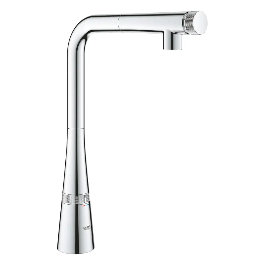 Змішувач для кухні з висувним виливом Grohe Zedra SmartControl (31593002)