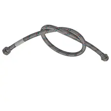 Гнучкий шланг для підключення води гайка 1/2'' - Штуцер 1/2'' (80 см) Zerix (ZX1564)