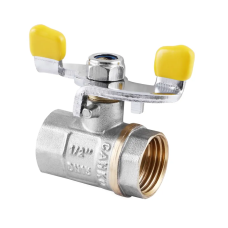 Кран кульовий СК 1/2" ГГМ YELLOW art. 602 (WP0075)