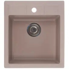 Мийка кухонна Zerix ZS-4651S-06 Бежева (ZX4565)