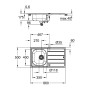 Мийка для кухні із нержавіючої сталі Grohe K200 (31552SD1)