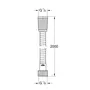 Душовий шланг 2000 Grohe Relexaflex Metal (28140000)