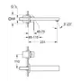 Змішувач для раковини прихованого монтажу Grohe Eurocube (23447000)