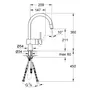 Змішувач для кухні з висувним виливом Grohe Minta (32918000)