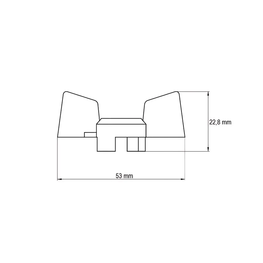 Ручка метелик KOER для крана кульового 1/2'' алюмінієва (KR3016)