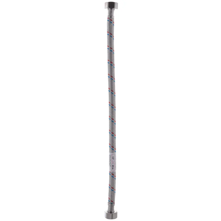 Гнучкий шланг для підключення води гайка 1/2'' - гайка 1/2'' (40 см) Zerix (ZX1550)