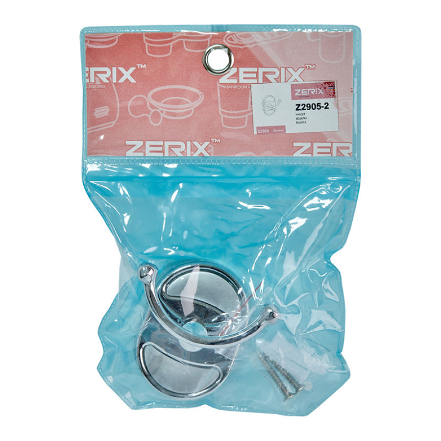 Подвійний гачок для рушників Zerix Z2905-2 (ZX0278)