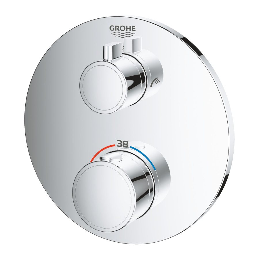 Термостат прихованого монтажу на 2 споживача Grohe Grohtherm Convent. Concealed (24077000)
