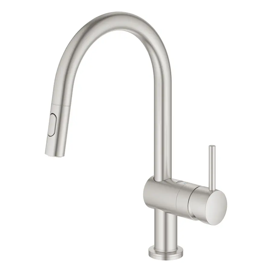 Сенсорний змішувач для кухні з висувним виливом Grohe Minta Touch (31358DC2)