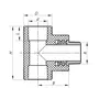Трійник ЗР 20x1/2M PPR Koer K0108.PRO (KP0129)