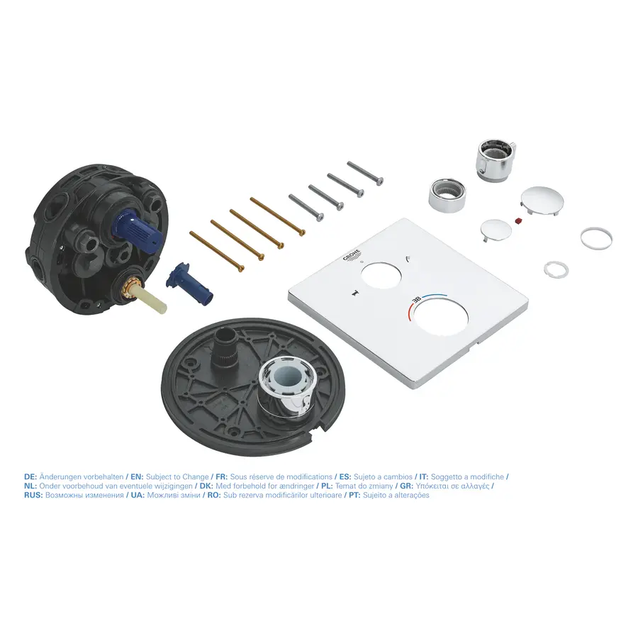 Термостат прихованого монтажу на 2 споживача Grohe Grohtherm Convent. Concealed (24080000)