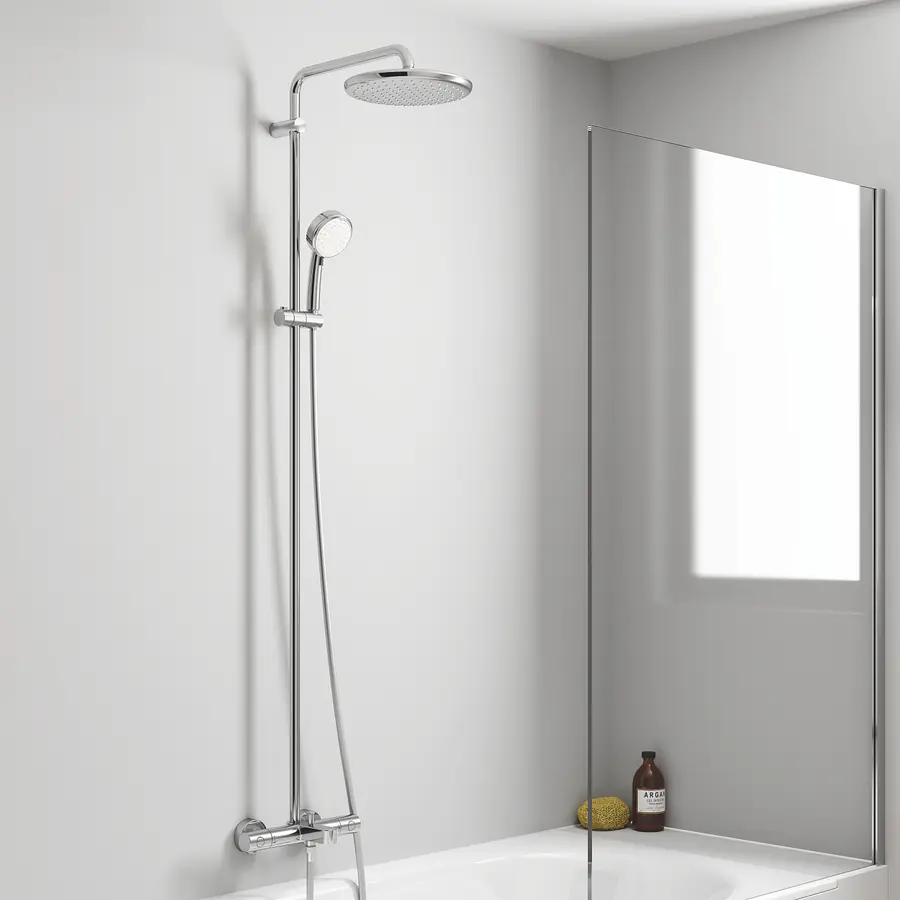 Душова система з термостатом для ванни Grohe New Tempesta Cosmop. System (26672000)