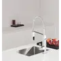Змішувач для кухні з гнучким виливом Grohe Eurocube (31395000)