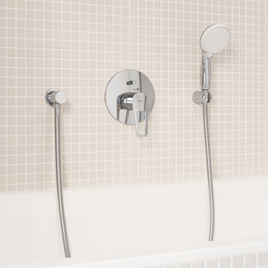 Змішувач прихованого монтажу на 2 споживача Grohe BauLoop New (29081001)