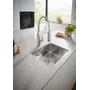 Змішувач для кухні з гнучким виливом Grohe Eurocube (31395000)