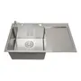 Накладна кухонна мийка з правим крилом Nett NS-7848(R)