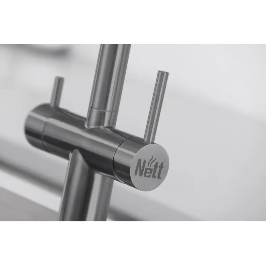 Комбінований змішувач на кухню графітовий 4в1 Nett FWGr-33