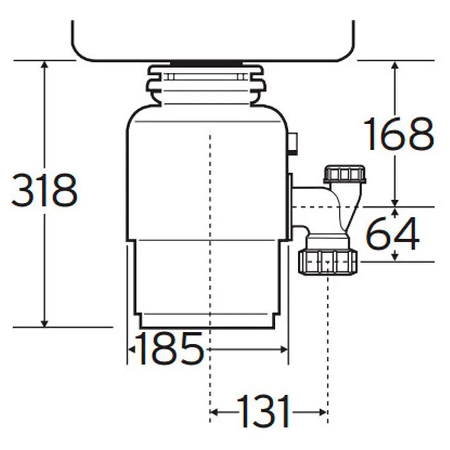 Измельчитель пищевых отходов In-Sink-Erator Model 66