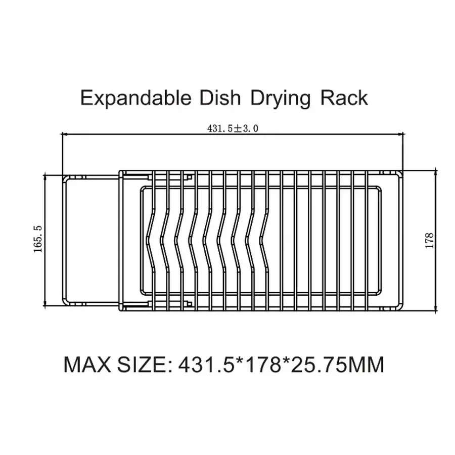 Коландер на мийку для посуду, кошик решітка (сітка) у мийку для сушки посуду Nett KSS-432