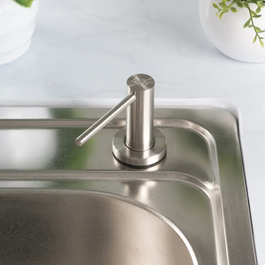 Комплект мийки на кухню та змішувача з нержавіючої сталі NS-7048