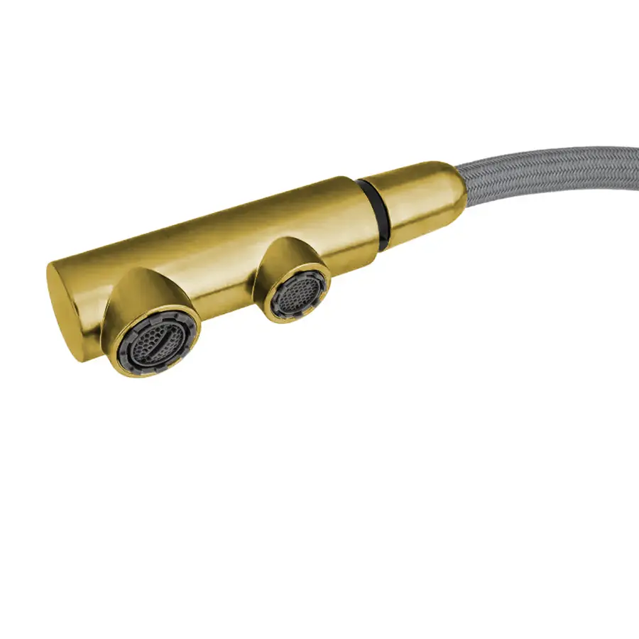 Комбінований змішувач на кухню золотий 4в1 Nett FWG-33