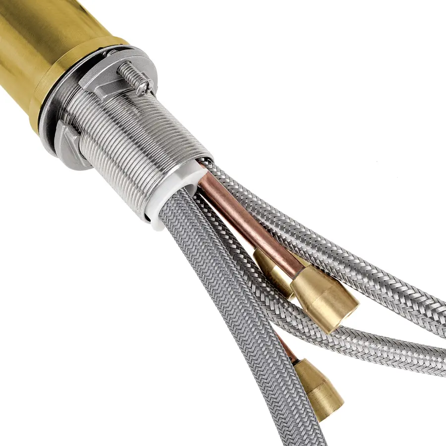 Комбінований змішувач на кухню золотий 4в1 Nett FWG-33