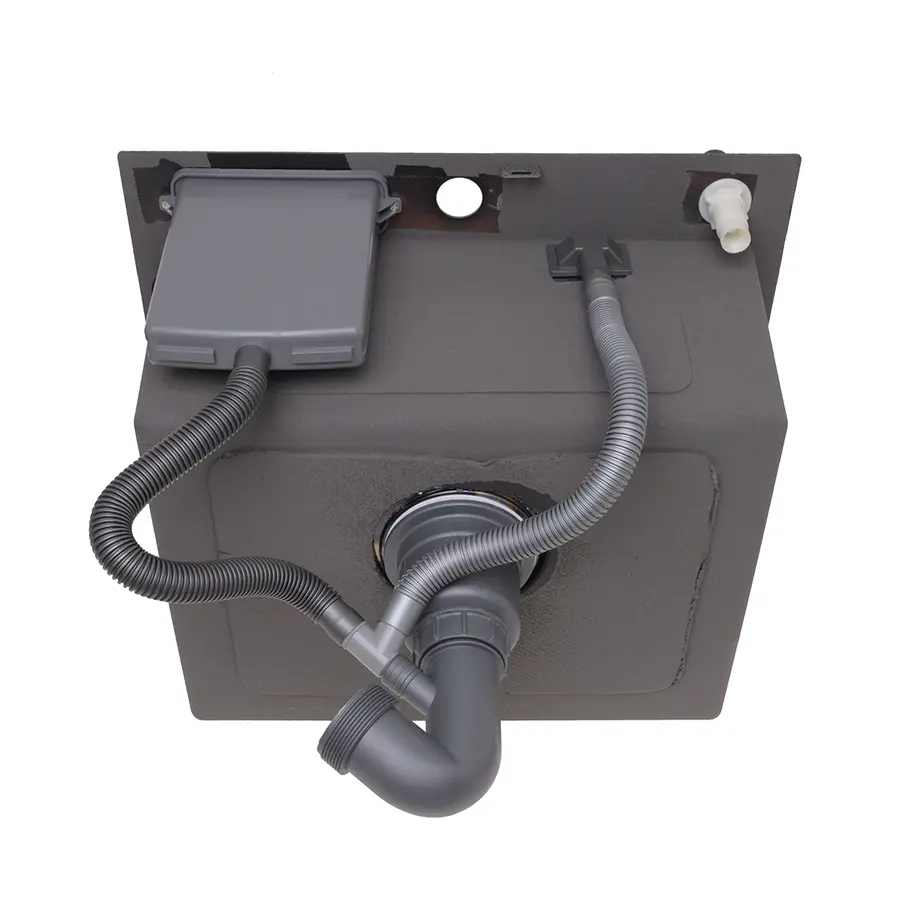 Мийка для кухні накладна з нержавійки кухонна станція Nett NS-5747