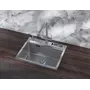 Мийка для кухні накладна з нержавійки кухонна станція Nett NS-5747
