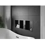 Полиця до ванної кімнати вбудована чорна 90 см Nett YB-90