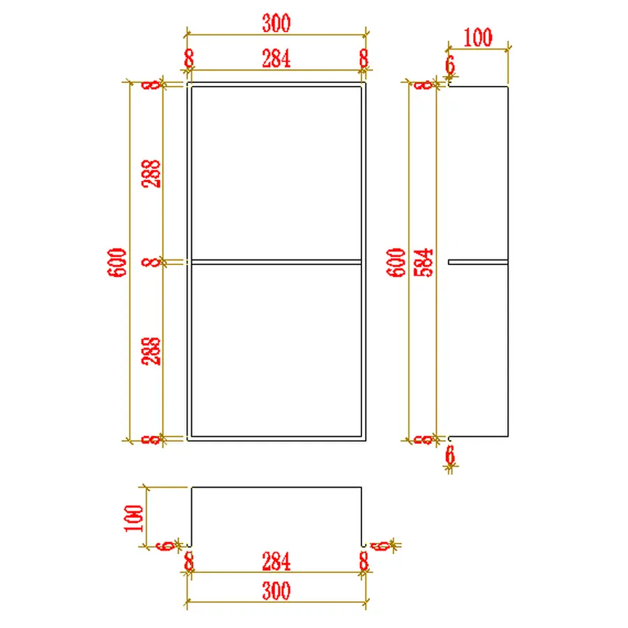 Полиця до ванної кімнати бронзова нержавіюча 60 см Nett YBr-60