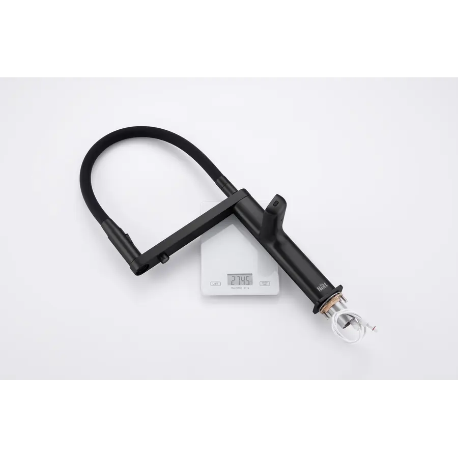 Кухонний змішувач чорний сенсорний з фільтрованою водою Nett AB-43