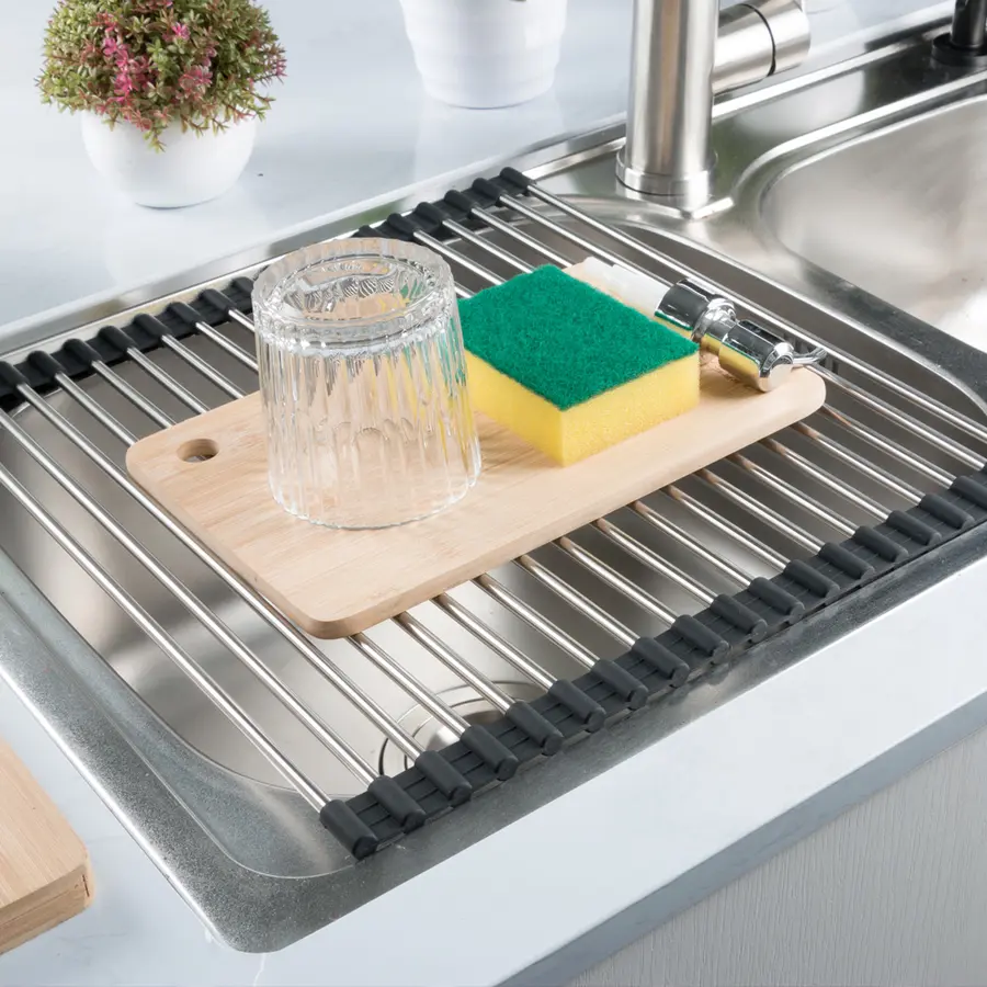 Комплект кухонної мийки та змішувача з нержавіючої сталі NS-6845